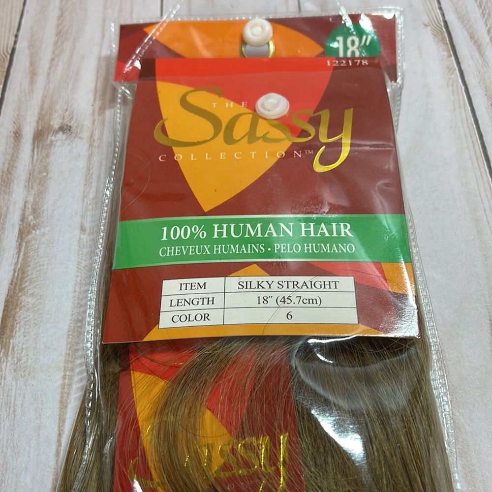 Sassy Hair Extensions Human Hair 18”